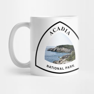 Acadia National Park trail marker Mug